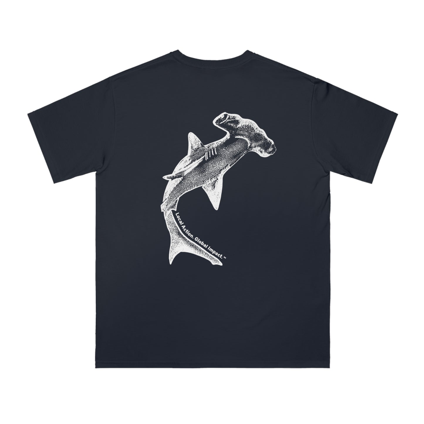 Hammerhead Shark T-Shirt - White Logo