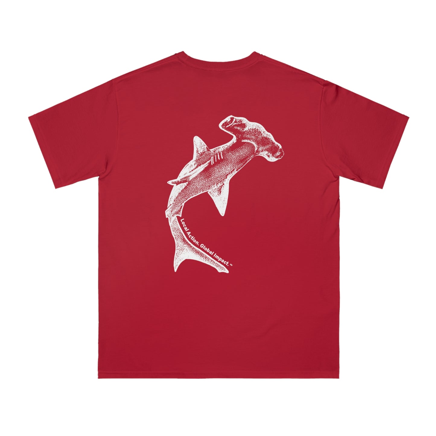 Hammerhead Shark T-Shirt - White Logo