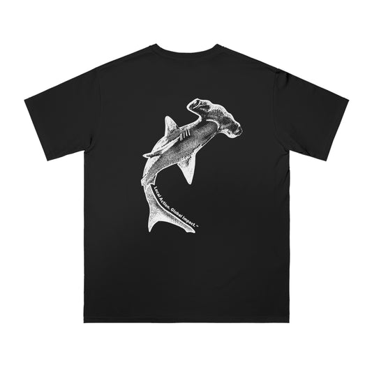 Hammerhead Shark T-Shirt - White Logo